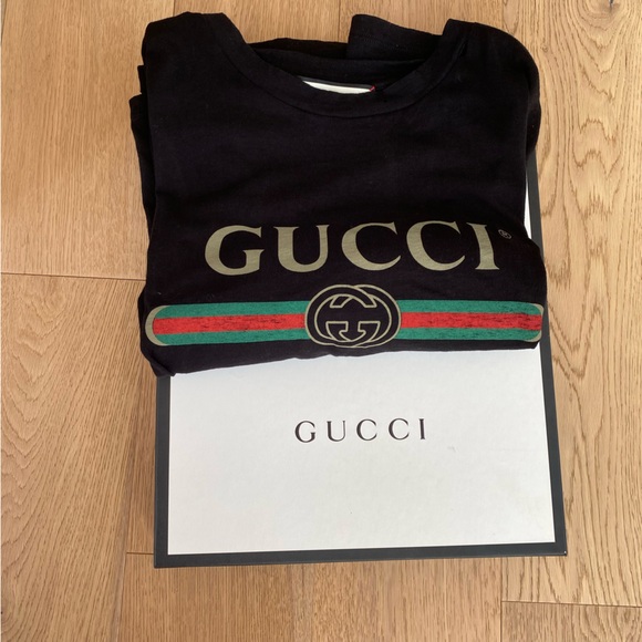 Women’s Oversize Black Gucci Oversized T-Shirt - Picture 3 of 16